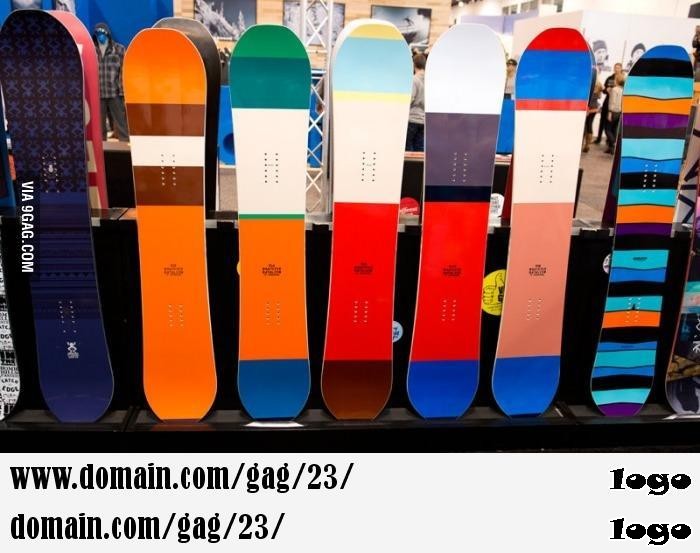 South Park themed snowboards